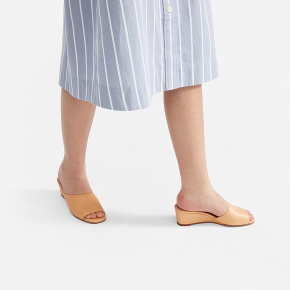 Everlane the wedge leather sandals size 9 1/2 (fits 8 1/2) - Picture 3 of 8